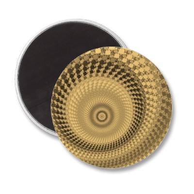 Sepia Roundalls Magnet