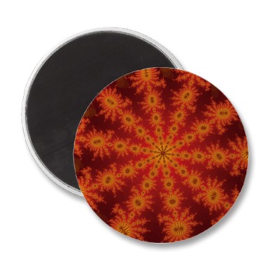 Red Orange Decasteer Magnet