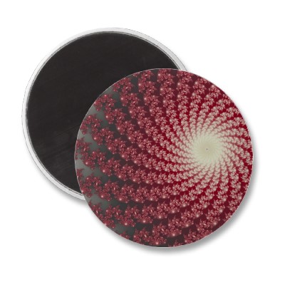 Smooth Red Whirlpool 2 Magnet