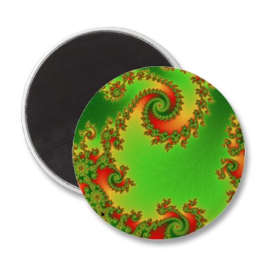 Christmas Double Spiral Magnet