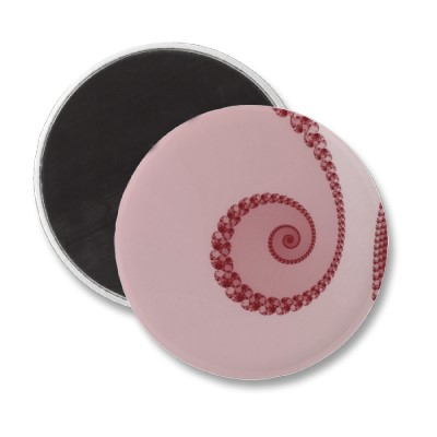 Plum Simple Spiral Magnet