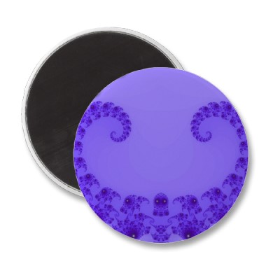 Blue Purple Heart Magnet