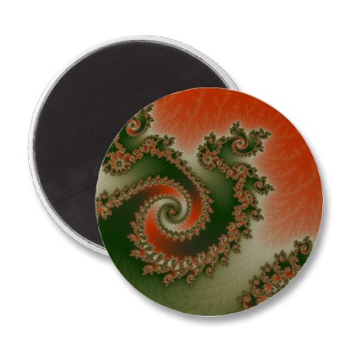 Pimento Olive Triple Twirl Magnet