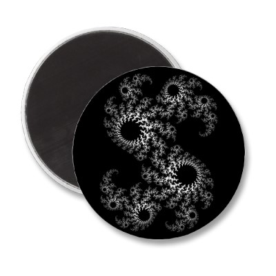 Black White Julia 324048 Magnet