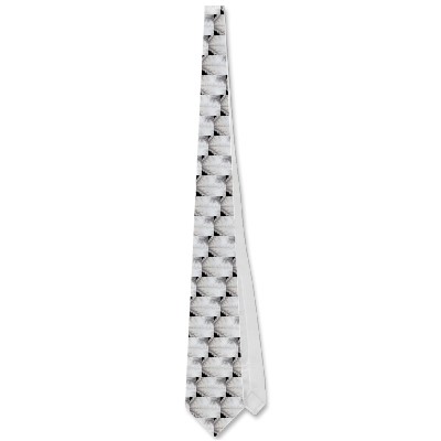 Silver Zigzag Tie