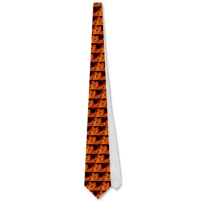 Flame Triple Twirl Tie