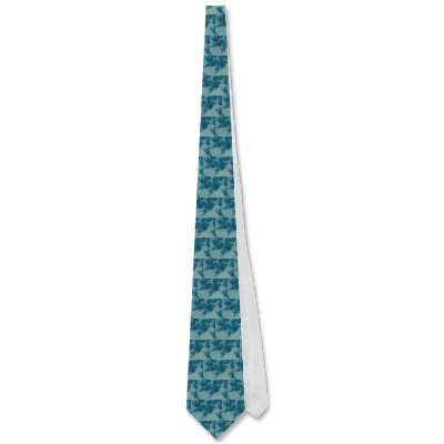 Underwater Ferns Tie