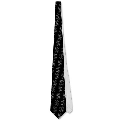 Black White Julia 324048 Tie