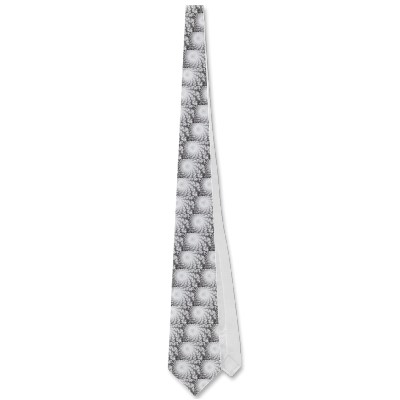 Silver Whirlpool Tie