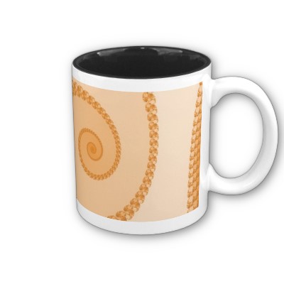 Gold Simple Spiral Mug