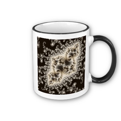 Sepia Brown Jellyfish Mug