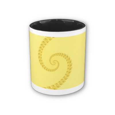 Yellow Gold Double Spiral Mug