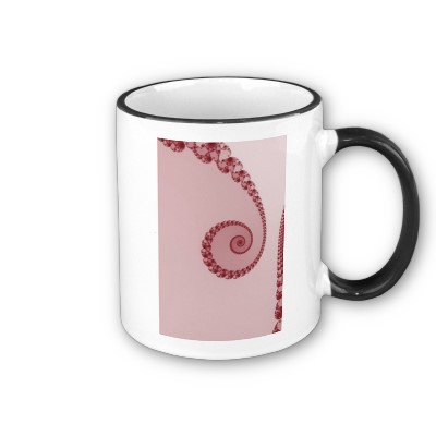 Plum Simple Spiral Mug