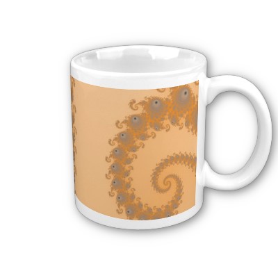 Mid Gold Spirole Mug