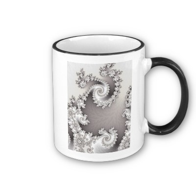 Silver Double Spiral Mug