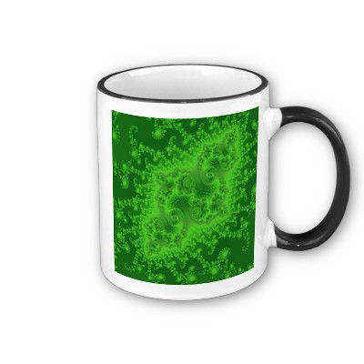 Electric Green Jellyfish Mug