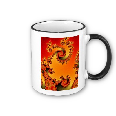 Flaming Hot Double Spiral Mug