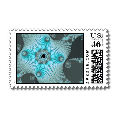 Black Ice Postage Stamp