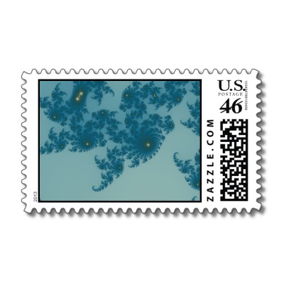 Underwater Ferns Postage Stamp