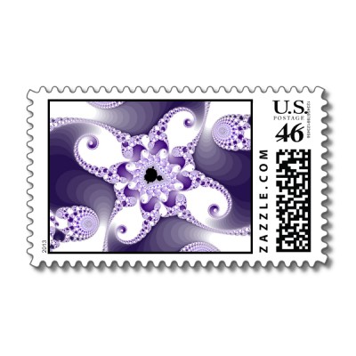Twisted MnO4 Octopuses Postage Stamp