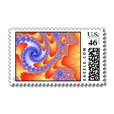 Tongues of Fire Postage Stamp