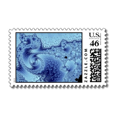 Swirling Deep Postage Stamp