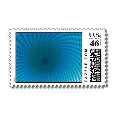 Bottom of the Deep Blue Sea Postage Stamp