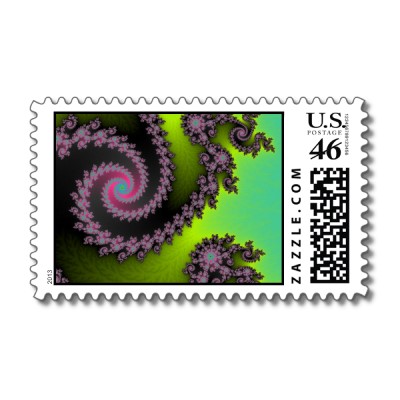 Irridescent Tongues Postage Stamp