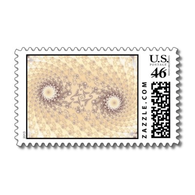 Twin Praline Postage Stamp