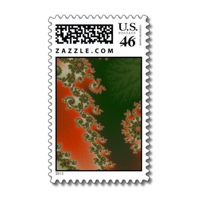 Pimento Olive Lines Postage Stamp