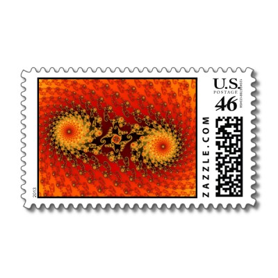 Twin Flames Postage Stamp