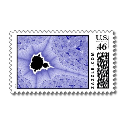 Blue Mini Brot Postage Stamp