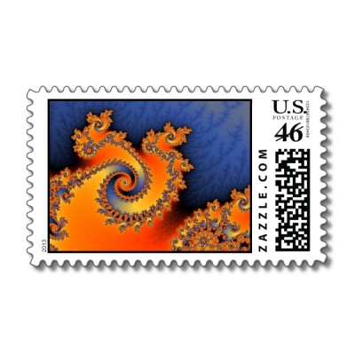 Hot Cold Triple Twirl Postage Stamp