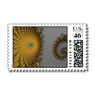 Pumpkin Spirole Postage Stamp