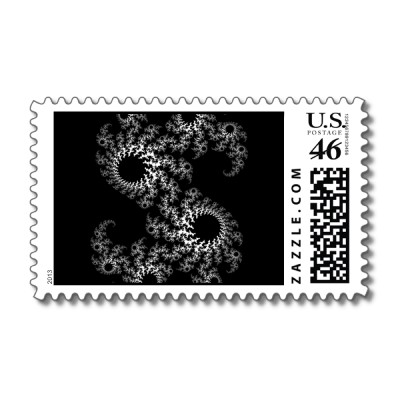 Black White Julia 324048 Postage Stamp