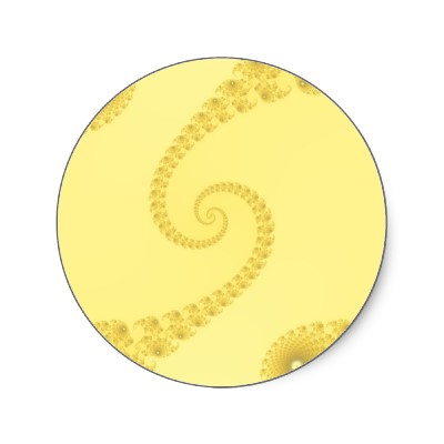 Yellow Gold Double Spiral Sticker