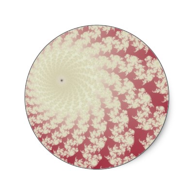 Smooth Red Whirlpool Sticker