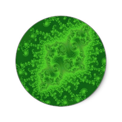 Electric Green Jellyfish Sticker