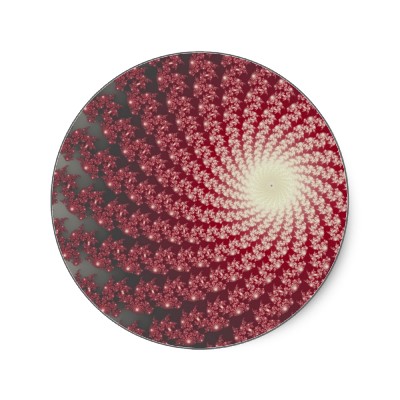 Smooth Red Whirlpool 2 Sticker