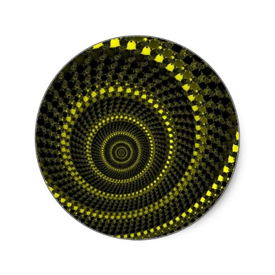 Yellow Circles Sticker