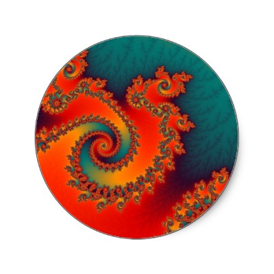 Circus Triple Twirl Sticker