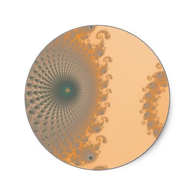 Mid Gold Spirole Sticker