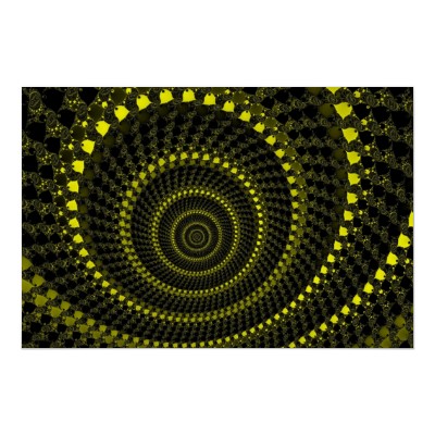 Yellow Circles Poster