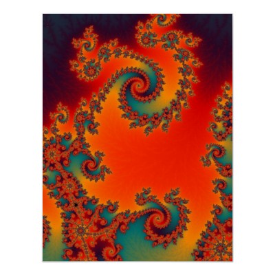 Circus Double Spiral Poster