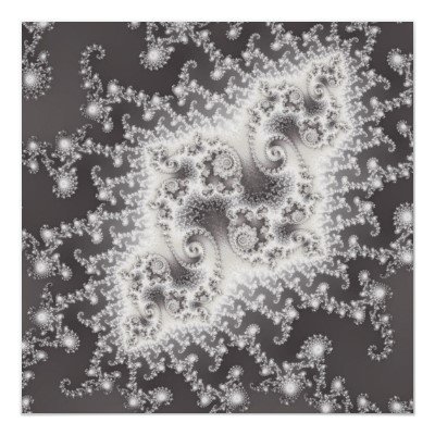 Silver Jellyfish Poster
