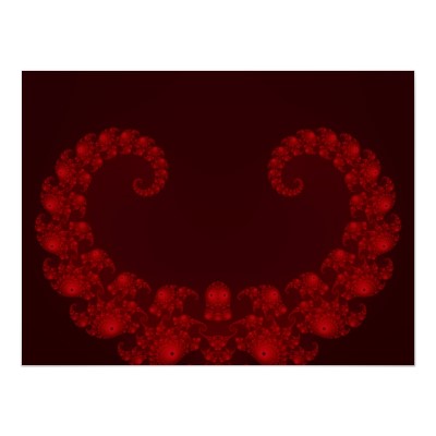 Deep Red Heart Poster
