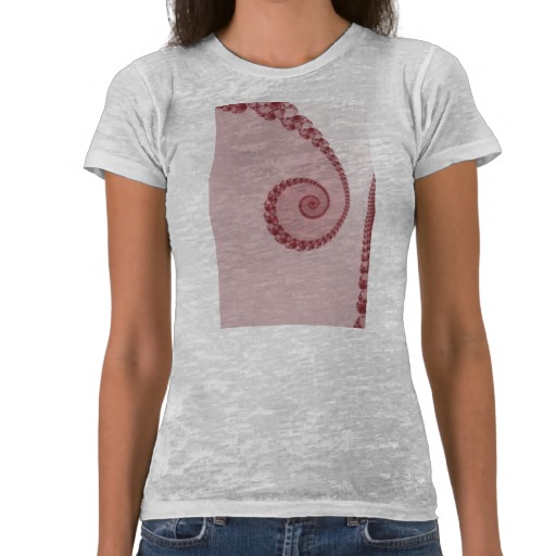 Plum Simple Spiral T-Shirt