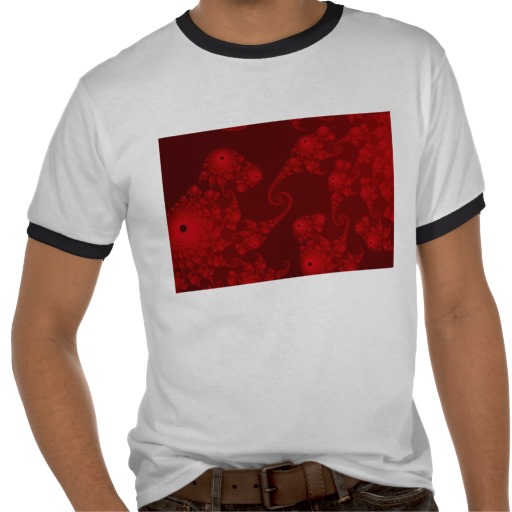 Deep Red Seahorse Herd T-Shirt