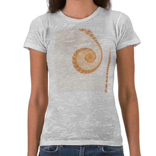 Gold Simple Spiral T-Shirt