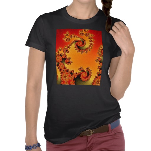 Flaming Hot Double Spiral T-Shirt